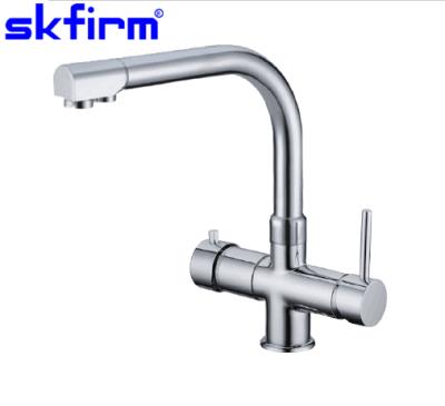 China Skfirm Thermostatic Faucets 5 in 1 Sparkling Water Kitchen Faucet Mixer Tap Seltzer Boiling Cooling Faucet for sale