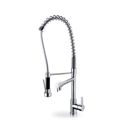 China Other Spring Design Commercial Water Drink Taps 3 Way Water Flow Pull Down Style Pot Filler Kitchen Faucet for sale