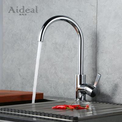 China Other Popular Style Commercial Family And Hotel Use Brass Chrome Faucets For Kitchen for sale