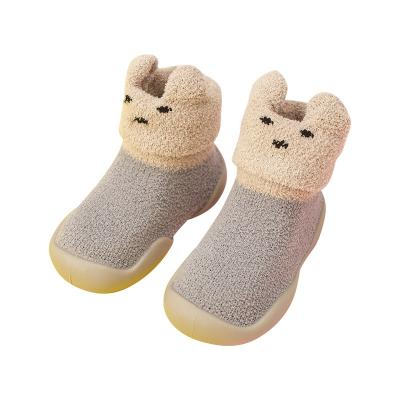 China Fashion Anti-slippery Winter Kids Shoes Snow Boots Cute Warm Baby Shoes for sale