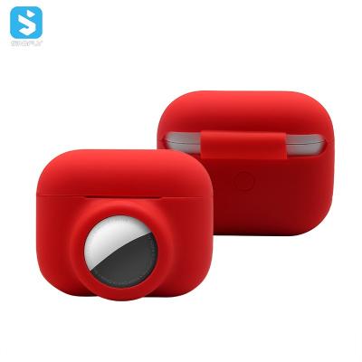 China new arrival Anti-drop 2 in 1 silicone helmet case for AirTag for sale