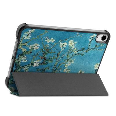 China shockproof & New Arrival Light Color Printed PU Leather Cover Tablet Case For iPad Mini 6 2021 for sale