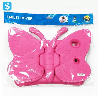 China Portable Child Friendly Foam Kids Eva Butterfly Tablet Case Shockproof Cover For iPad 10.2 10.5 Eva Case for sale