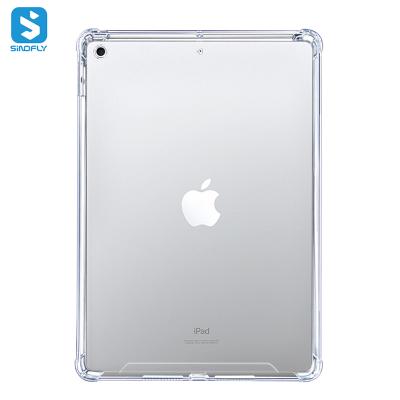 China Folding Stand Case Transparent Hard Shell Leather Back Cover For iPad 10.2 Acrylic Slim Case For iPad 10.2 Inch Protective Case for sale