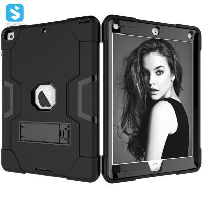 China Protect Tablet PC 2020 Most Popular Silicone PC With Stand Case For iPad 9.7 2017/2018 for sale