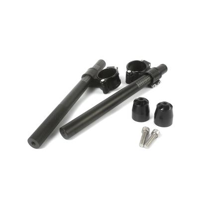 China T6061 Motorcycle Aluminum Diameter 39mm Racing Bike CNC Aluminum Alloy Bar Clip On Fork Wrapping Handlebar For Kawasaki Z250/300 NINJA250/300/400 for sale