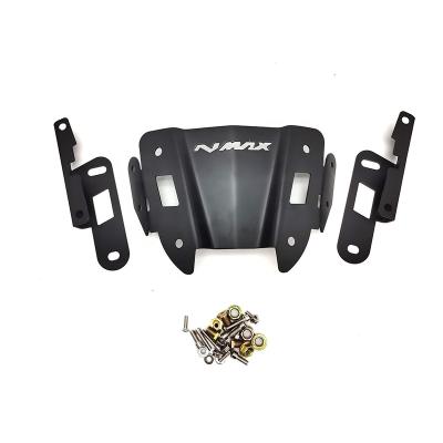 China Iron Steel Side Mirror Fixed Windshield Bracket Motorcycle Windshield Mount Model Kit For Yamaha Nmax155 v1 2016-2019 for sale