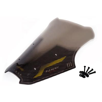 China Motorcycle MHR Carbon Fiber Texture PC Wind Shield Windshield For Nmax v2 ​​2020-2022 for sale