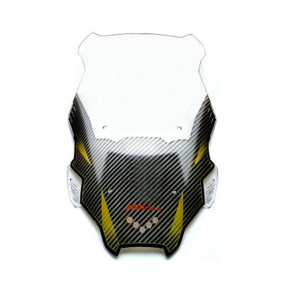 China 53CM Carbon Fiber Texture ADV 150 PC Windscreen Motorcycle Windscreen For Honda ADV 150 2020-2022 for sale