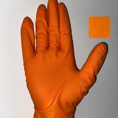 China Industrial Construction Waterproof Protective Latex Leather For Home Use Gloves for sale