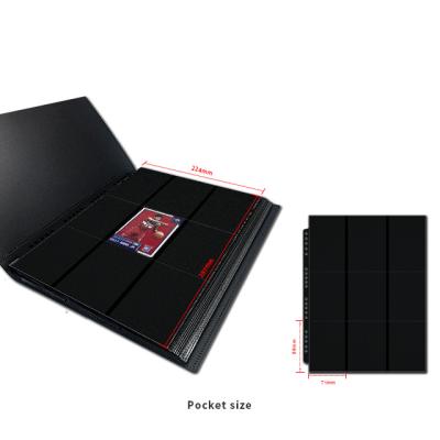 China Fashion MONTH BLACK PP Premium Matte Trading Card Binder for sale