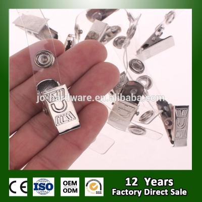 China Metal metal badge clips /plastic badge clip /badge clip, price has advantage, JO-CP0010 for sale