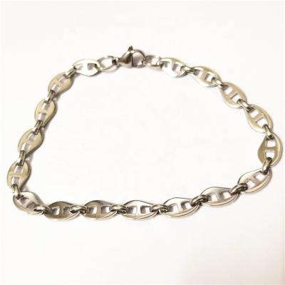 China FASHIONABLE Stainless Steel Metal Color Mens Womens Bracelet Jewelry Stainless Steel Chain Bracelet for sale