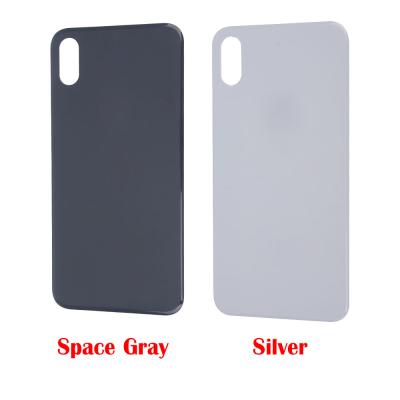 China Original Big Hole Glass Replacement Cover Back Glass For Iphone 8 plus x Xs 11 12 pro Max Back Glass Panel for sale