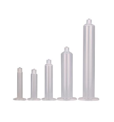 China Parts for Glue Dispenser Cartridge American Style Syringe 5Cc Clear Dispensing Barrel for sale