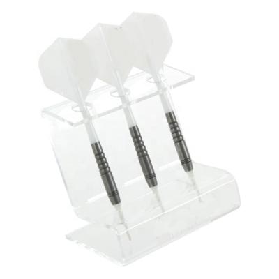 China Windows Acrylic Clear Dart Rack Javelin Display Bracket Acrylic Dart Display Stand for sale