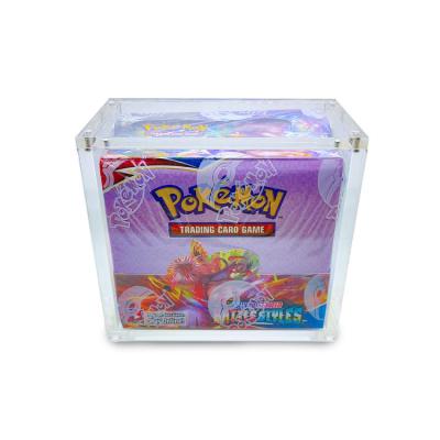 China Game Set Pokemonn Elitte Trainer Boxes Custom Trading Card Game Protector Modern Acrylic Side Cover for sale