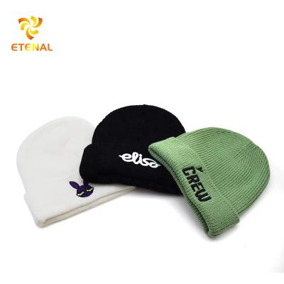 China COMMON 5% OFF 100% Acrylic Warmful Custom Mens Beanie Hat Knitted Beanie Hat for sale