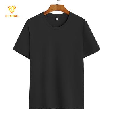 China Wholesale Custom T-shirt Plain Color Cotton Soft 100% Short Sleeve Anti Shrink Logo Plus Size Printing T Shirt For Men for sale