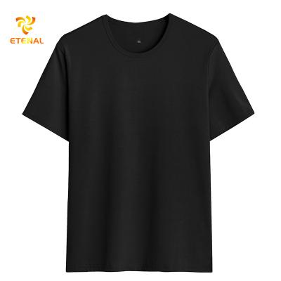 China OEM Logo Summer Plain Blank Multi Color Popular Anti-shrink Design Polo Shirt Custom Printing 100% Cotton T-Shirt Round Neck for sale