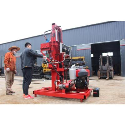 China Construction worksÂ   Wholesale Cheap Price Custom Drill Trailed Tires Rotary Water Well Drilling Machine for sale