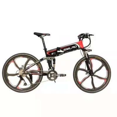 China European Folding Aluminum Alloy Lithium Battery Variable Speed ​​20 Inch Integrated Wheel OEM Fat Bike Exercise City Electric Bike for sale