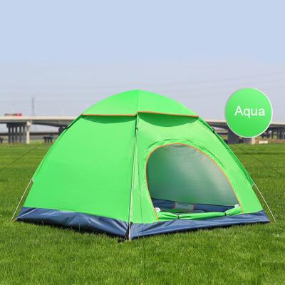 China Custom 3-4 Persons Extended Type Beach Camouflage Outdoor Pop Up Tents Camping Waterproof for sale