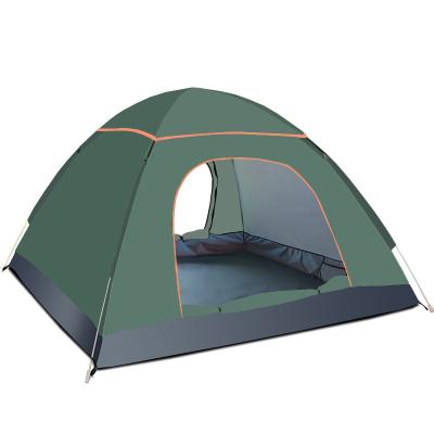 China Extended Type Fully Automatic Quick Opening Folding Outdoor Tents Waterproof Camping 4 Person Family for sale