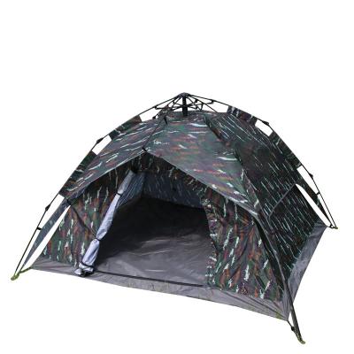 China Extended Type Custom 2 Or 3 People Camouflage Automatic Party Rainproof Outdoor Camping Tents for sale