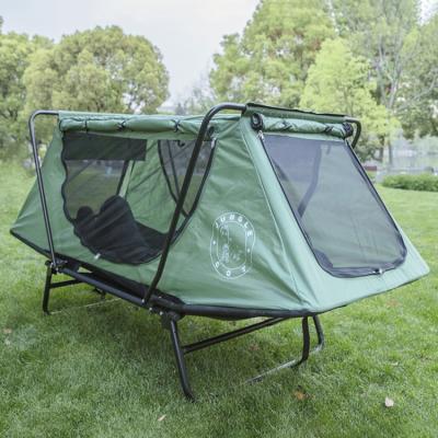 China Wholesale 1 Person Bed Outdoor Folded Fishing Outdoor Camping Tent Straight Tying Type Large for sale