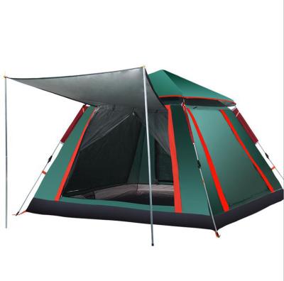 China Extended Type 3-4 Person One Bedroom&One Fully Automatic Living Room Outdoor Camping Tent for sale