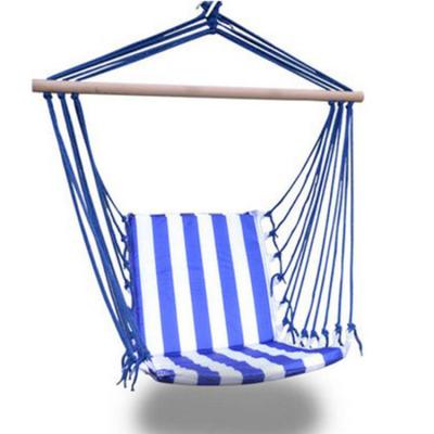 China Portable Hot Wholesale Camping Outdoor Canvas Folding Hammock Swing Hanging Chair for sale