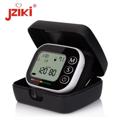 China Portable Metal Blood Pressure Meter Sphygmomanometer Wrist Blood Pressure Monitor Tonometer Blood Pressure Machine JZIKI for sale