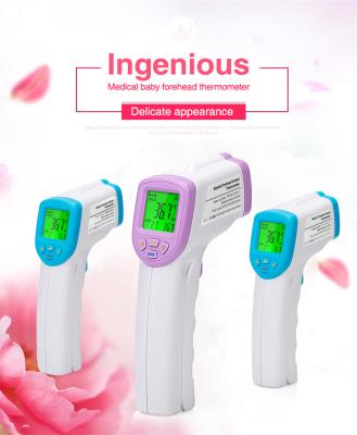 China Non Contact Adult Forehead Baby Infrared Forehead Thermometer With LCD Backlight for sale