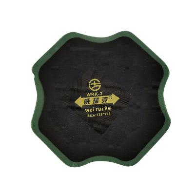 China High Quality Rubber Car Tool WRK-3 Cold Patch 128*128mm Tire &Tire Inner Tube Repair Patch for sale