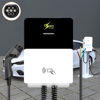 China Energy Vehicle Charging Outdoor Wall Mount EV Charging Station OCPP1.6 22KW Fast Ev Car Charger for Tesla for sale