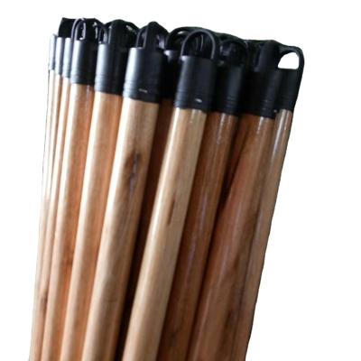 China Sustainable high quality cleaning tools varnished wooden rake handle and varnished broom handle varnished broom handle for sale