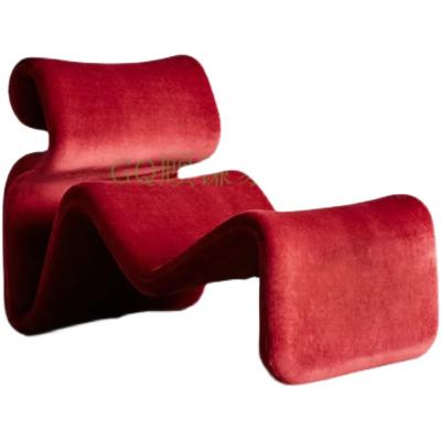 China Nordic simple lounge chair bedroom sofa bed balcony velvet leisure sofa lazy lounge chair for sale