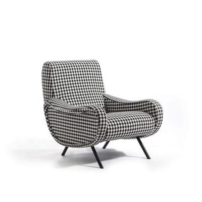 China Modern Simple Nordic Classic Fabric Art Simple Chair Lounge Chair Living Room Armchair Designer Hotel Furniture for sale