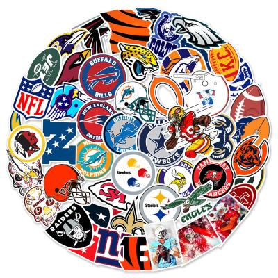 China Cartoon Sticker Wholesale Custom Quality NewCartoon Waterproof PVC Qatar World Cup 2022 Decorative Sticker Removable Football for sale