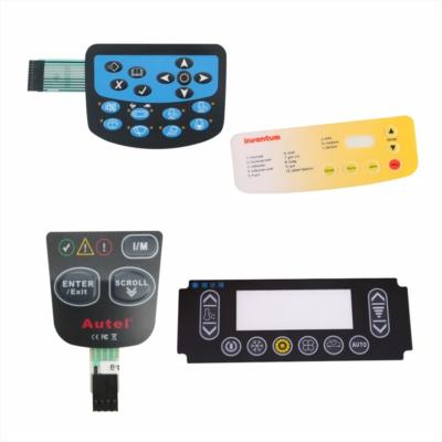 China Durable Membrane Switch Factory OEM Customized Graphics To Cover Front Panel for sale