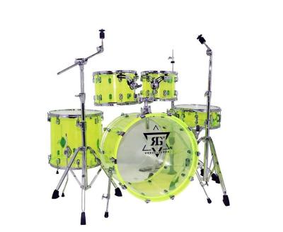 China The Other Crystal Acrylic Drum Set Clear Seamless for sale