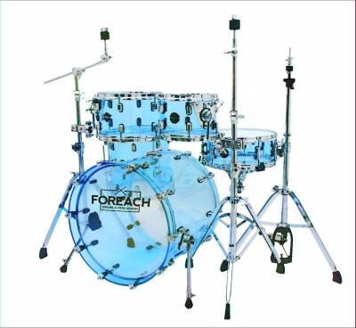 China The Other Crystal Acrylic Drum Set Clear Seamless for sale