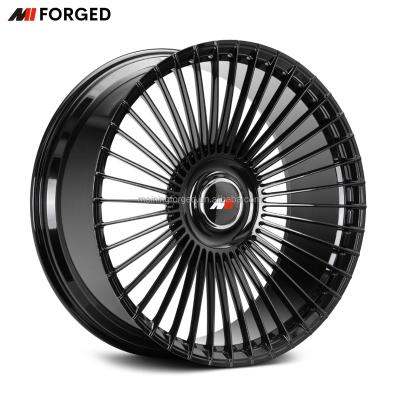 China Aluminum Alloy 6060-T6 Manganese Forged 21 22 23 24 Inch Gloss Black Forged Rim For Ranger Rover ROLLS ROYCE Mercedes Benz S Class S63 GLS600 G63 AMG Wheels for sale