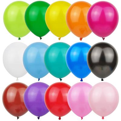 China Gift Toy Wholesale Happy Birthday Party Decoration Set Latex Helium Balloons Gift Chrome Metal Party Biodegradable Balloons for sale