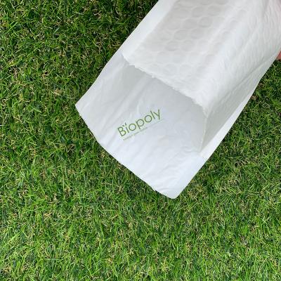 China American Style Biodegradable Biopoly Envelopes Bubble Mailer PBAT Compostable PLA Bag for sale