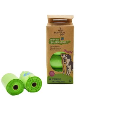 China Eco-frindly Biopoly Custom 100% Compostable Biodegradable Dog Poop Bag for sale