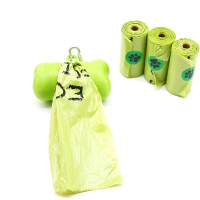 China Stocked Custom Biodegradable Plastic Degradable Dog Poop Bag For Dog Waste for sale