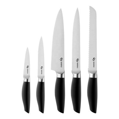 China Sustainable Chef's Knife Kitchen Utility Cooking Knives Set With Block for sale