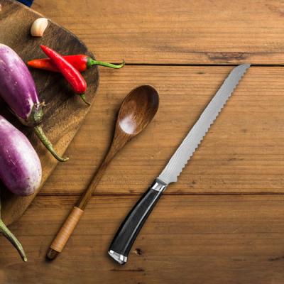 China 8 Inch Stainless Steel Damascus Chef Knife Viable Professional Gyutou Kitchen Knife With Wooden Handle for sale